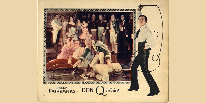 Douglas Fairbanks de nuevo en el papel del Zorro - Don Q el hijo del Zorro (1920) - Peliculas del Zorro